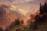Albert Bierstadt View of the Grindelwald France oil painting artist